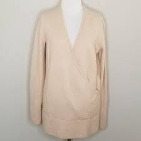 Ann Taylor Faux Wrap Sweater - Picture 2 of 6